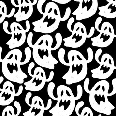 ghost vector halloween spooky illustration cartoon fear
