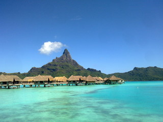 Bora Bora overwater bungalows
