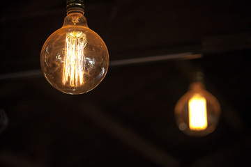 Vintage light bulb