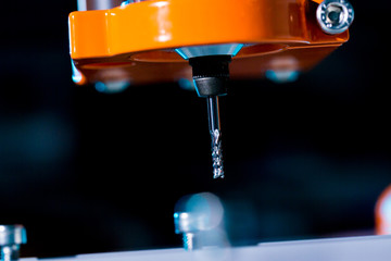 Cutter CNC router and plastic parts of Plexiglas