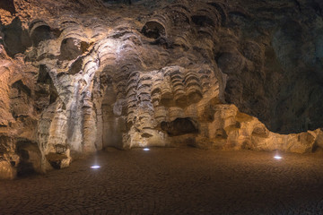 Caves of Hercules location in the north of Morocco, Africa.
