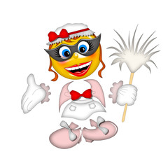 Colombina maschera di carnevale