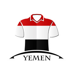 shirts icon made from the flag of Yemen