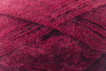 Dark pink yarn