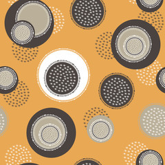 Floral doodle seamless background texture