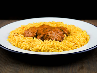 Chicken Tikka Masala Curry With Rice
