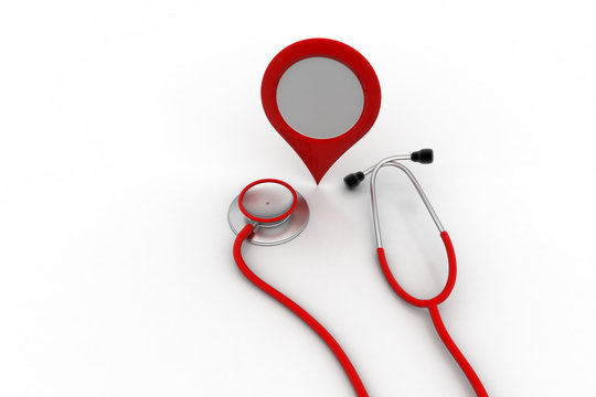 Stethoscope With Map Locator