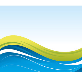 wave water background icon vector illustration design