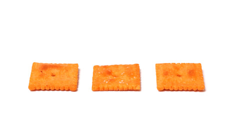 Crackers Isolated on a White Background