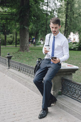 Obraz premium Business man hd