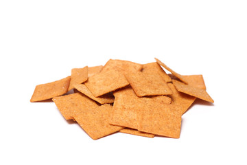 Crackers Isolated on a White Background