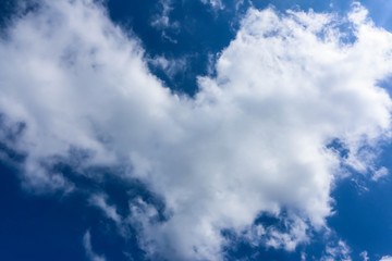 Naklejka na ściany i meble Beautiful Cloud Heart Shape 