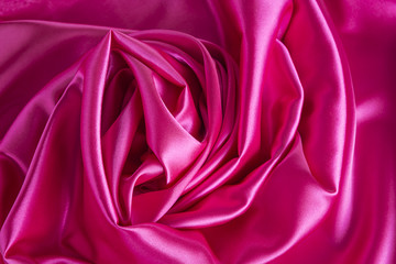purple satin rose flower/pink satin shaped rose flower