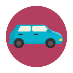 car vehicle isolated icon vector illustration design