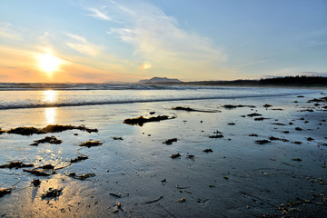 couche de soleil sur Pacific Rim