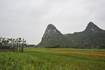 Mountains and Hills in Southern China