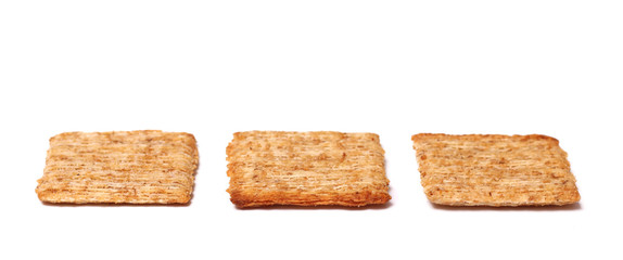Crackers Isolated on a White Background