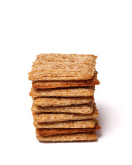 Crackers Isolated on a White Background