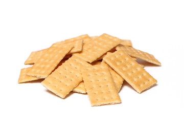 Crackers Isolated on a White Background