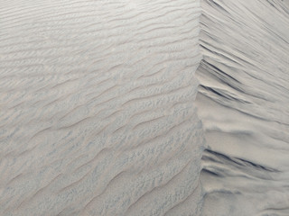 Silver sand - view from above