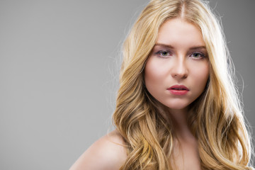 Fototapeta premium Close up blonde woman