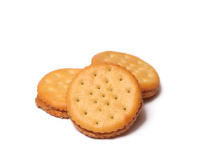 Crackers Isolated on a White Background