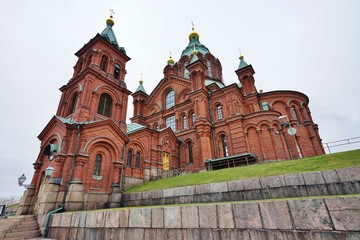 The Uspenski cathedral in Helsinki, Finland