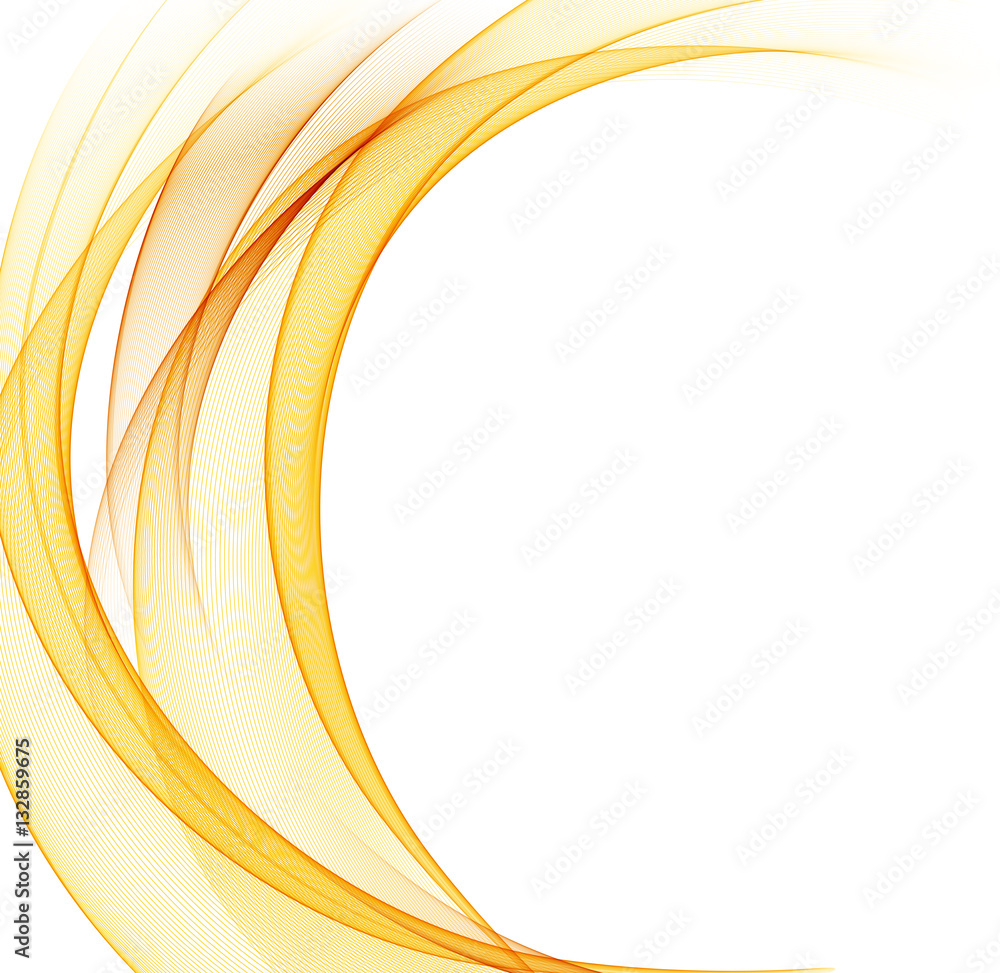 Poster Abstract color wave design element