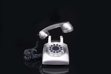 Phone handset on a long cord