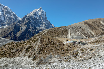 Lodge Thokla (Dughla) on path to Mount Everest - Nepal, Himalayas