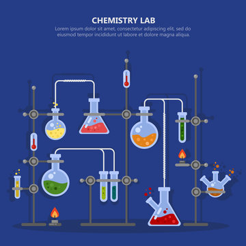 Chemistry laboratory or science lab equipment