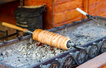 traditional Transylvanian  pastries - Kurtos kalacs