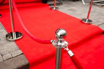 Red Carpet -  is traditionally used to mark the route taken by heads of state on ceremonial and...