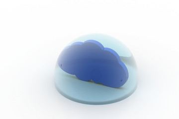Fototapeta premium Cloud in the bubble