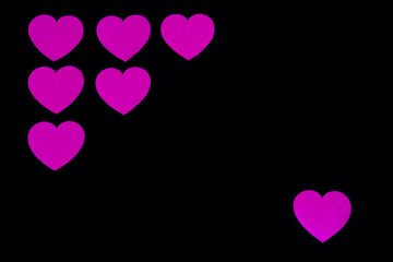 Heart and gift in creative style