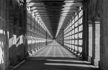 Frontier in black and white