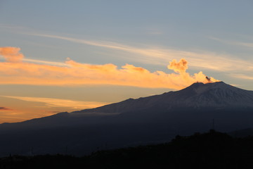 Etna Sunset