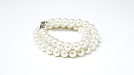 White pearl necklace