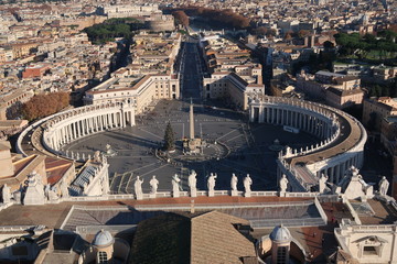Fototapeta premium Place saint-pierre à Rome