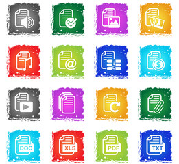 document icon set
