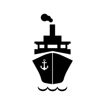 Ship icon. Vector illustration