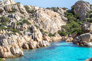 Fototapeta premium Beach of Cala Coticcio, Sardinia, Italy