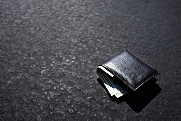 Lost Wallet Lying on Street or Road