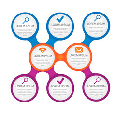 Vector circle for infographic