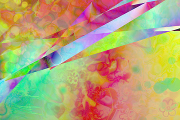 magical fantasy color Abstract decorative background design with rainbow colors