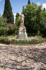 Monument in the main park of Athens, Greece