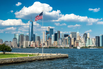 Manhattan from Liberty Island