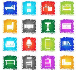 Furniture simply icons