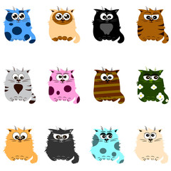 Obraz premium illustration of a Cute cat