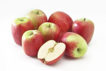 stack of small apples